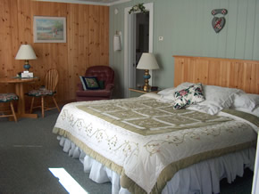Guest room at Alyssas Motel